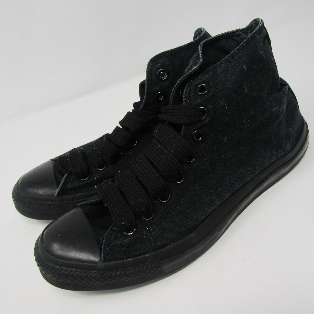 Converse Chuck Taylor All Star High Top Sneakers Men's US 9 Black Canvas M3310